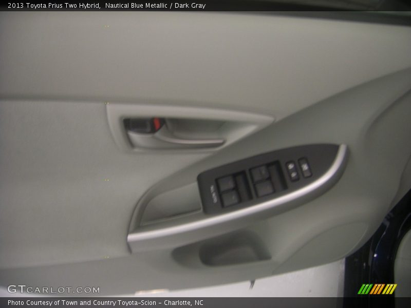 Nautical Blue Metallic / Dark Gray 2013 Toyota Prius Two Hybrid