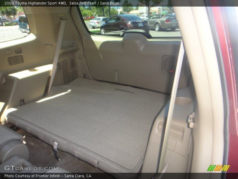 Salsa Red Pearl / Sand Beige 2009 Toyota Highlander Sport 4WD
