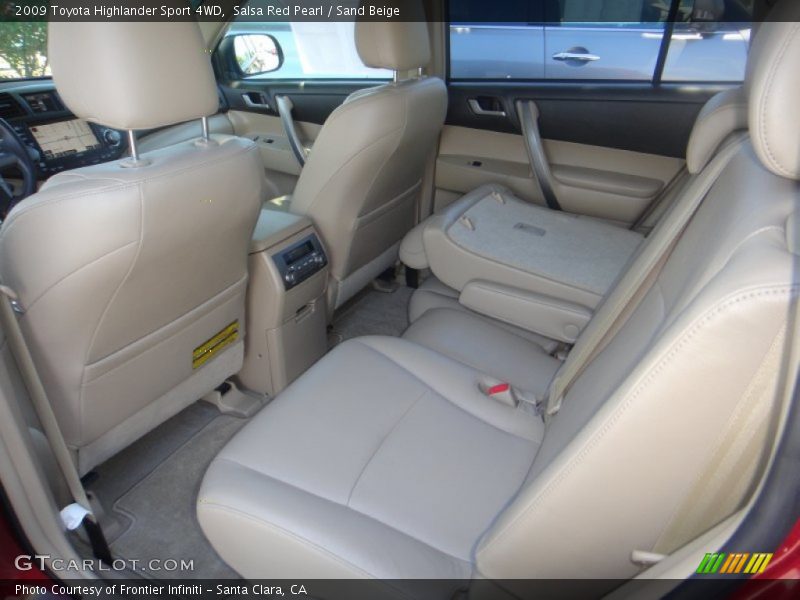 Salsa Red Pearl / Sand Beige 2009 Toyota Highlander Sport 4WD