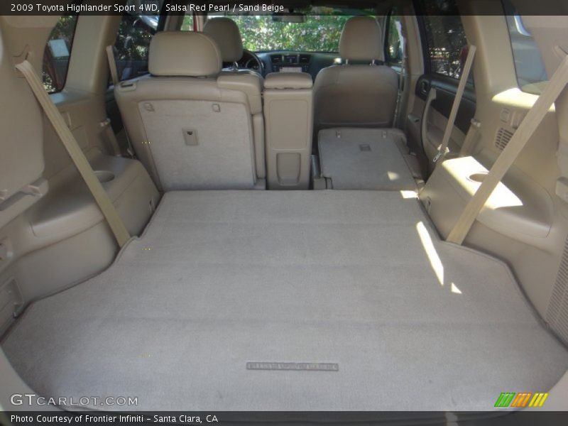 Salsa Red Pearl / Sand Beige 2009 Toyota Highlander Sport 4WD