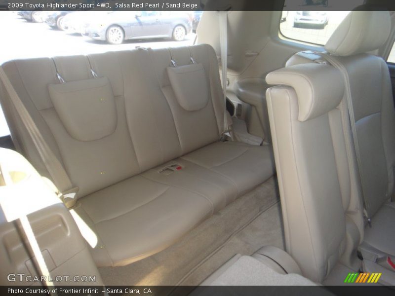 Salsa Red Pearl / Sand Beige 2009 Toyota Highlander Sport 4WD
