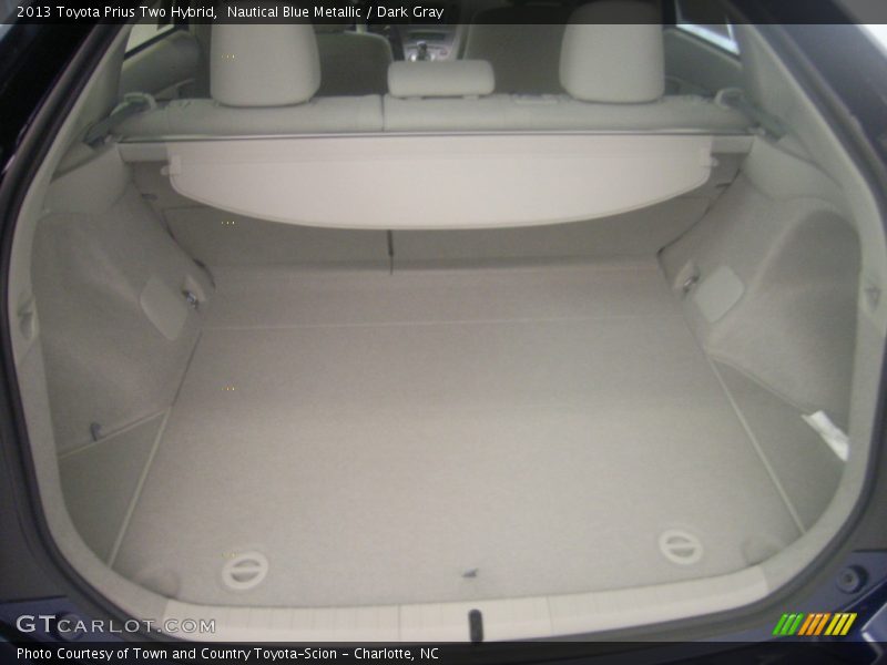 Nautical Blue Metallic / Dark Gray 2013 Toyota Prius Two Hybrid