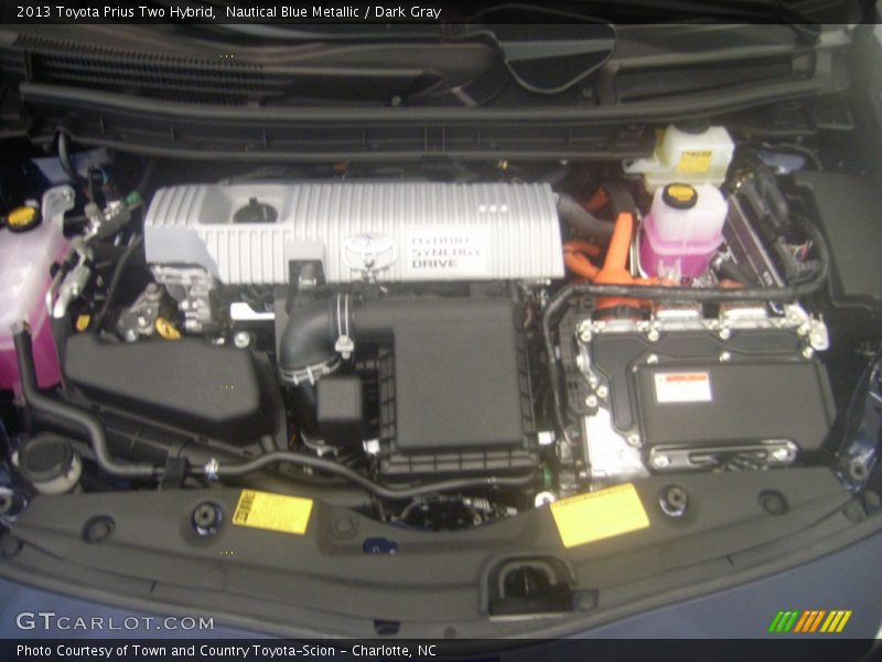 Nautical Blue Metallic / Dark Gray 2013 Toyota Prius Two Hybrid