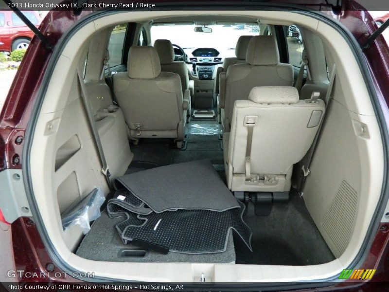 Dark Cherry Pearl / Beige 2013 Honda Odyssey LX