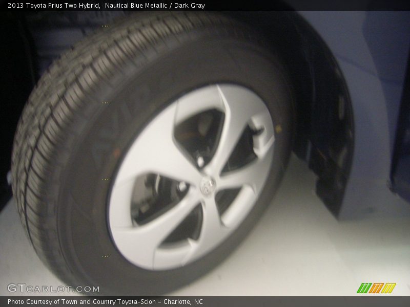 Nautical Blue Metallic / Dark Gray 2013 Toyota Prius Two Hybrid