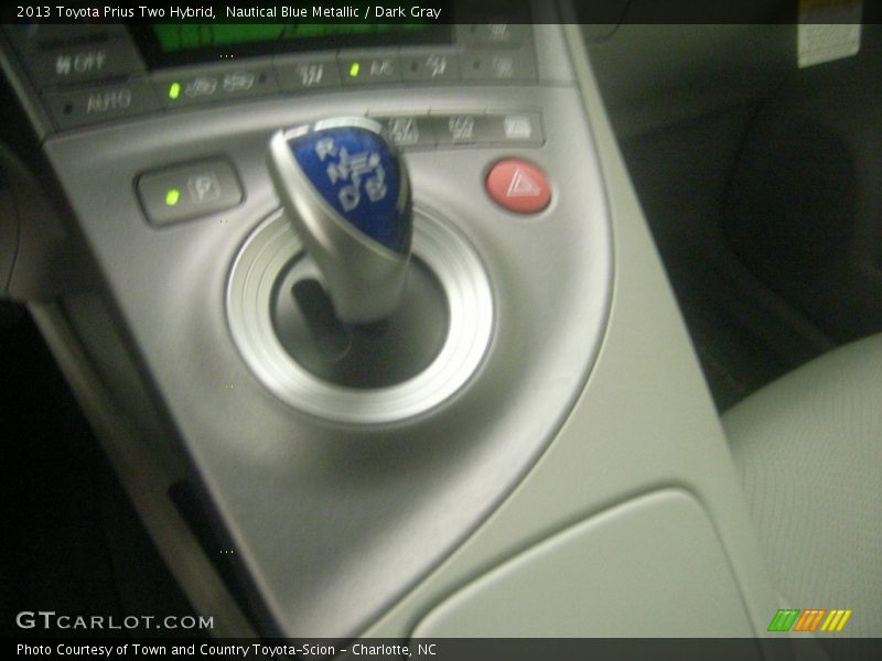 Nautical Blue Metallic / Dark Gray 2013 Toyota Prius Two Hybrid