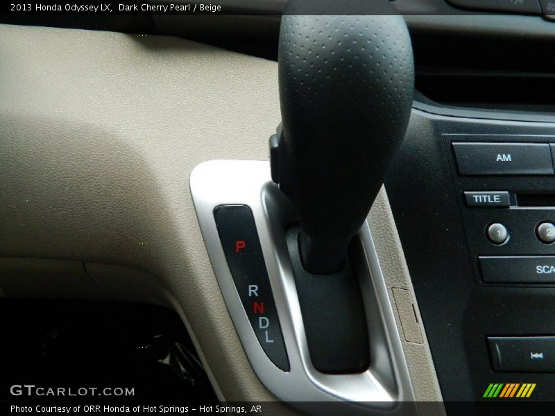 Dark Cherry Pearl / Beige 2013 Honda Odyssey LX