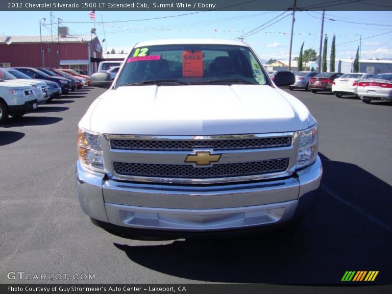 Summit White / Ebony 2012 Chevrolet Silverado 1500 LT Extended Cab