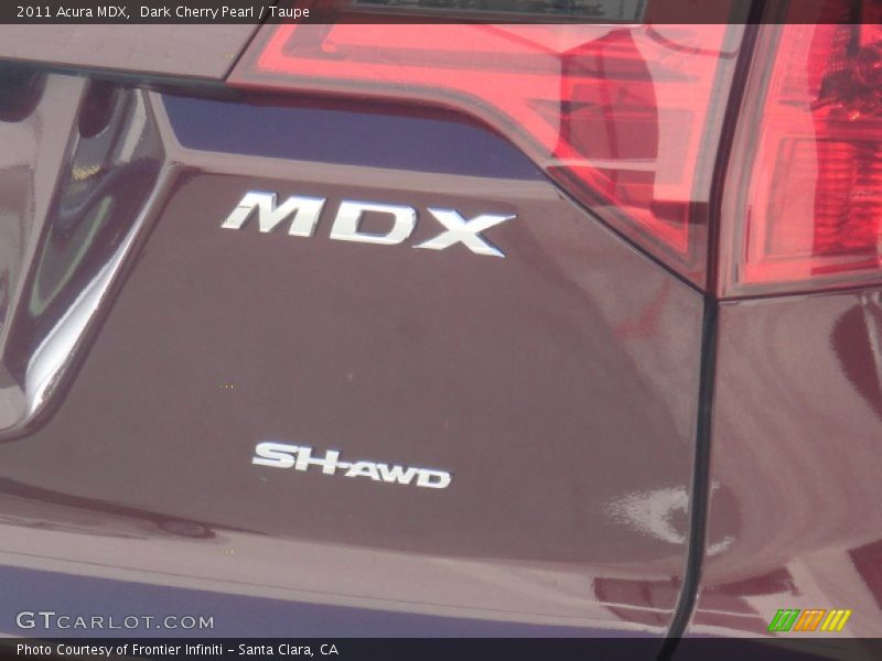 Dark Cherry Pearl / Taupe 2011 Acura MDX