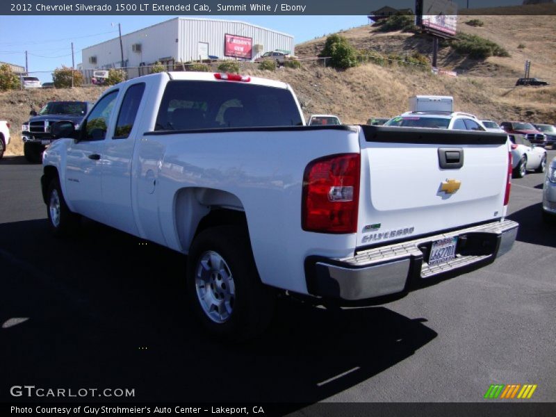 Summit White / Ebony 2012 Chevrolet Silverado 1500 LT Extended Cab