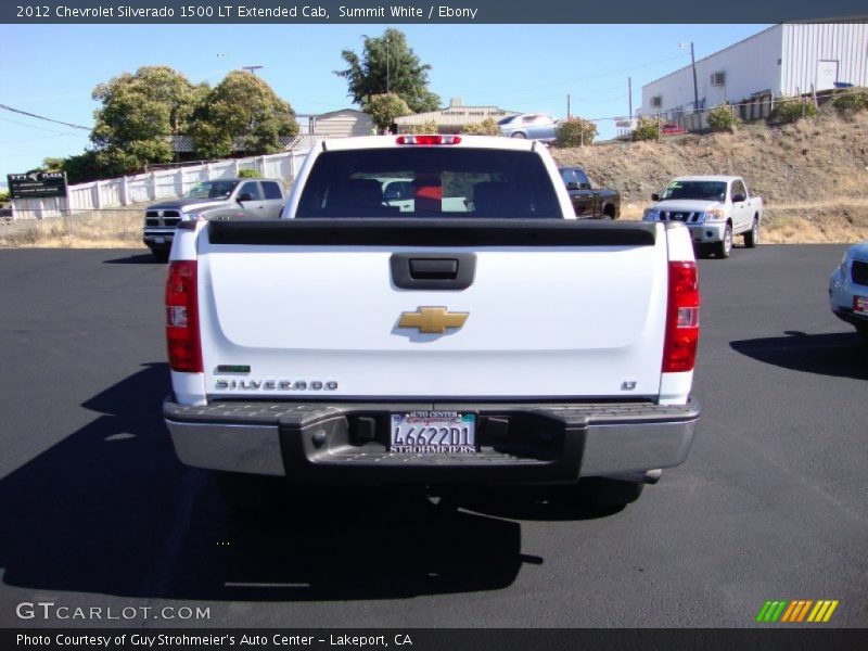 Summit White / Ebony 2012 Chevrolet Silverado 1500 LT Extended Cab