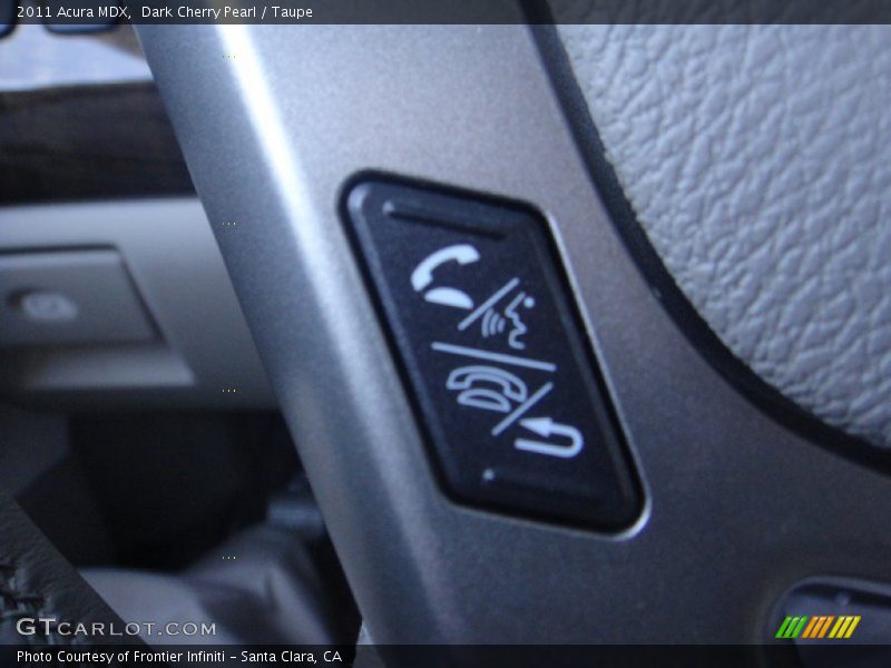 Dark Cherry Pearl / Taupe 2011 Acura MDX