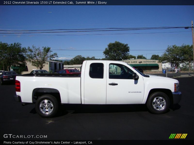 Summit White / Ebony 2012 Chevrolet Silverado 1500 LT Extended Cab