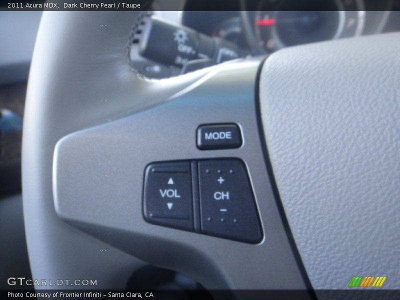 Dark Cherry Pearl / Taupe 2011 Acura MDX