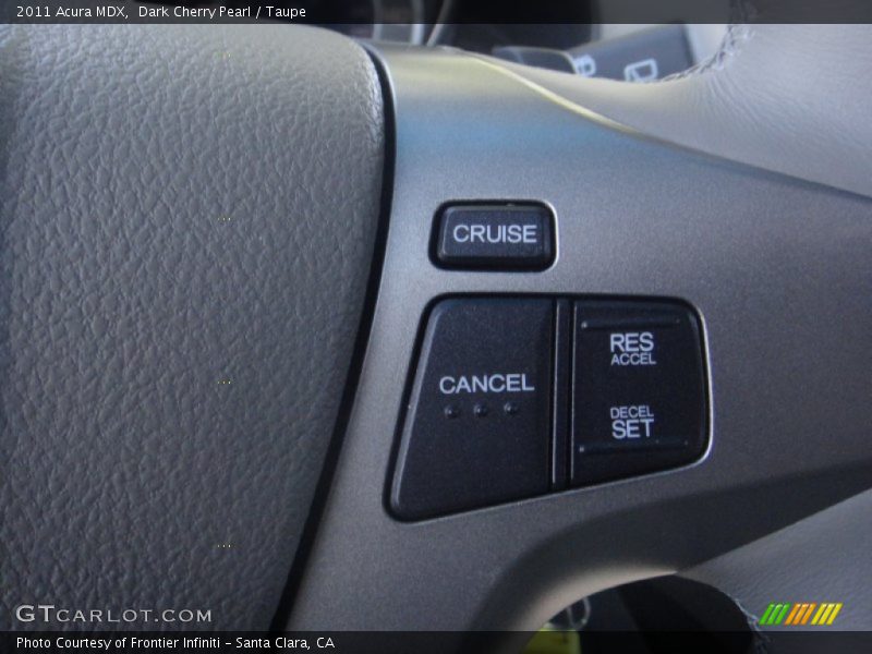 Dark Cherry Pearl / Taupe 2011 Acura MDX