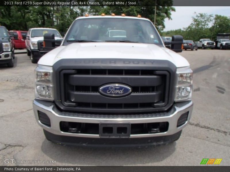 Oxford White / Steel 2013 Ford F250 Super Duty XL Regular Cab 4x4 Chassis