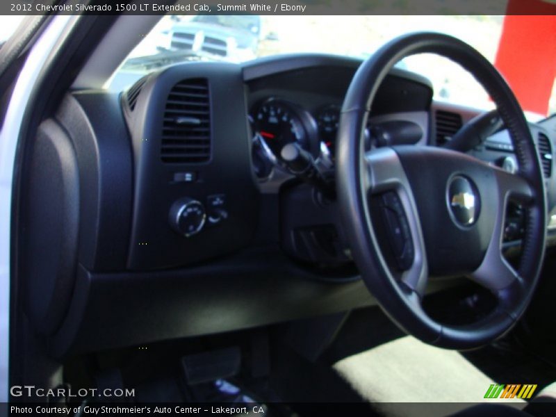 Summit White / Ebony 2012 Chevrolet Silverado 1500 LT Extended Cab