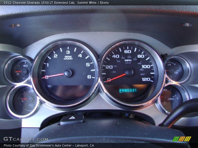 Summit White / Ebony 2012 Chevrolet Silverado 1500 LT Extended Cab