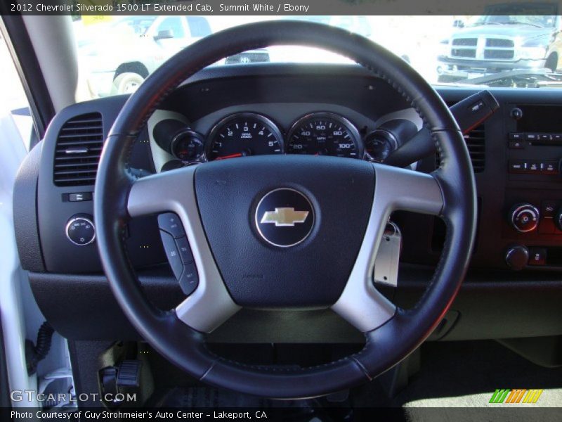 Summit White / Ebony 2012 Chevrolet Silverado 1500 LT Extended Cab