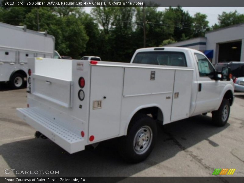 Oxford White / Steel 2013 Ford F250 Super Duty XL Regular Cab 4x4 Chassis