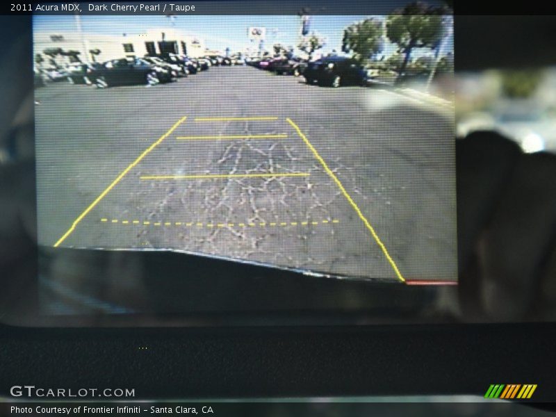 Dark Cherry Pearl / Taupe 2011 Acura MDX