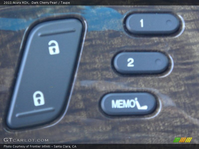 Dark Cherry Pearl / Taupe 2011 Acura MDX