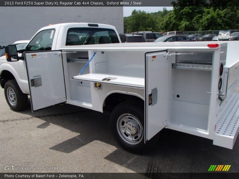 Oxford White / Steel 2013 Ford F250 Super Duty XL Regular Cab 4x4 Chassis