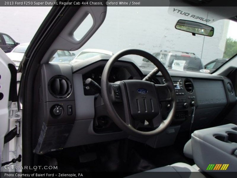 Oxford White / Steel 2013 Ford F250 Super Duty XL Regular Cab 4x4 Chassis