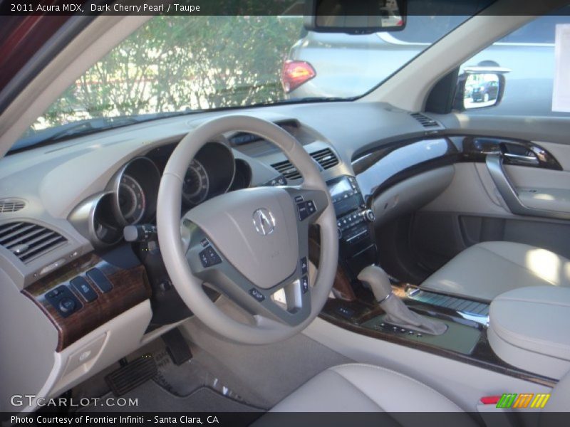 Dark Cherry Pearl / Taupe 2011 Acura MDX
