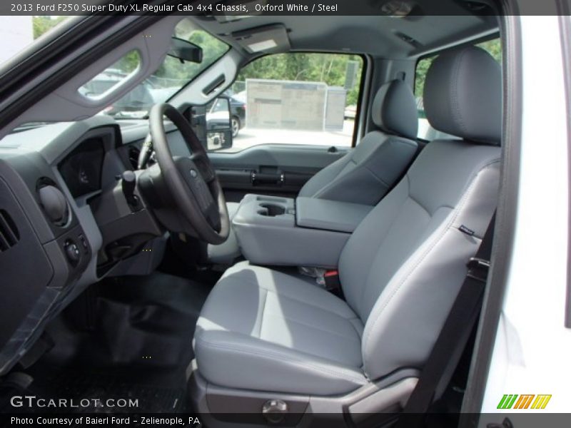 Front Seat of 2013 F250 Super Duty XL Regular Cab 4x4 Chassis