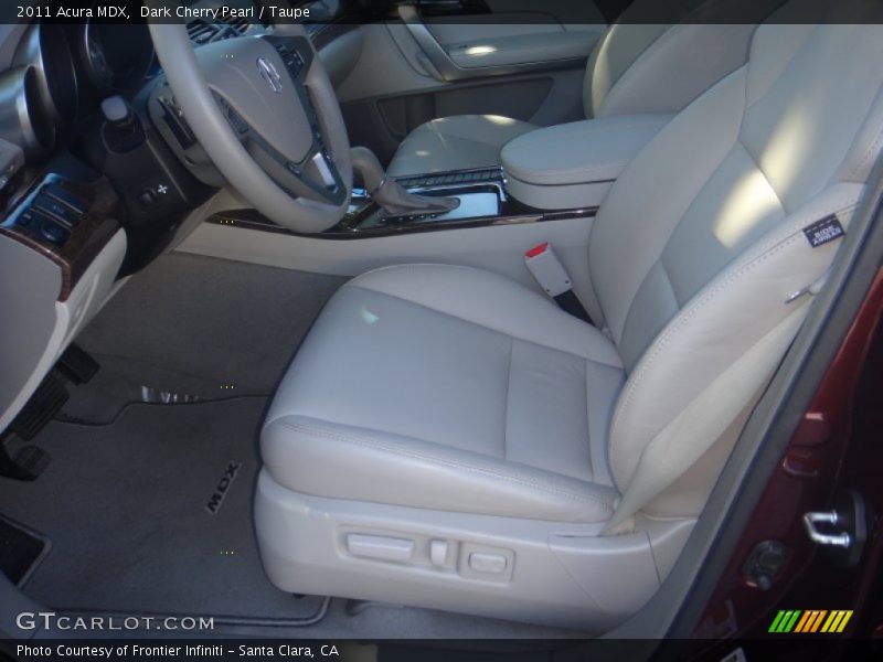 Dark Cherry Pearl / Taupe 2011 Acura MDX