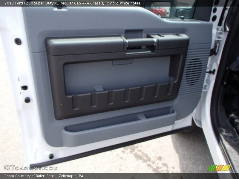 Oxford White / Steel 2013 Ford F250 Super Duty XL Regular Cab 4x4 Chassis