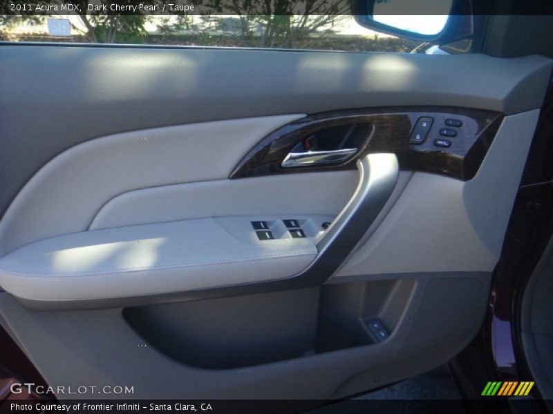 Dark Cherry Pearl / Taupe 2011 Acura MDX