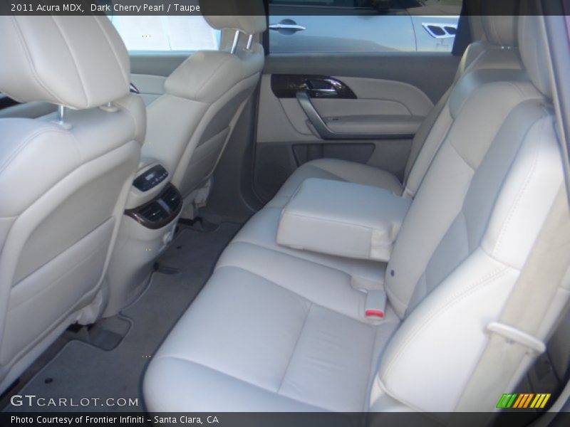 Dark Cherry Pearl / Taupe 2011 Acura MDX
