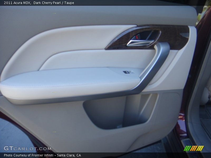 Dark Cherry Pearl / Taupe 2011 Acura MDX