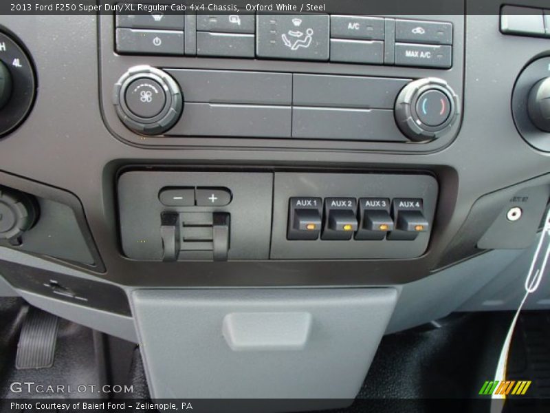 Oxford White / Steel 2013 Ford F250 Super Duty XL Regular Cab 4x4 Chassis