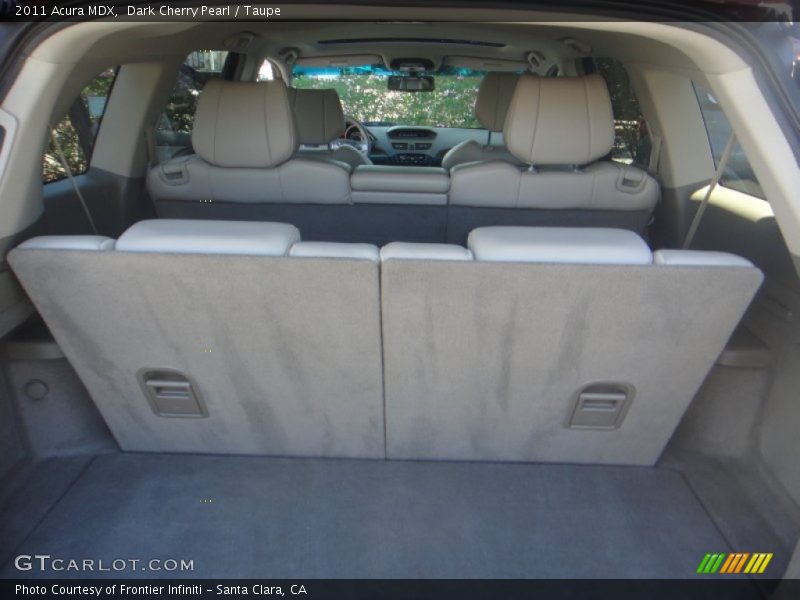 Dark Cherry Pearl / Taupe 2011 Acura MDX