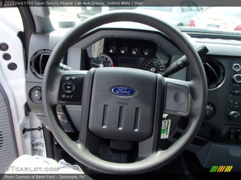  2013 F250 Super Duty XL Regular Cab 4x4 Chassis Steering Wheel