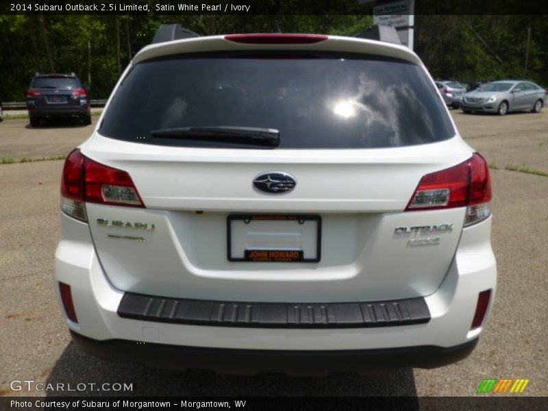 Satin White Pearl / Ivory 2014 Subaru Outback 2.5i Limited