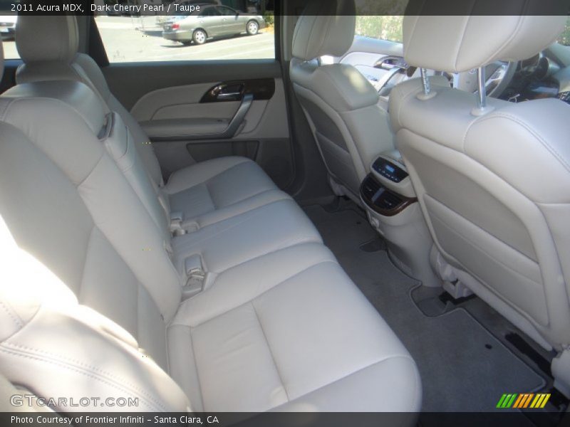 Dark Cherry Pearl / Taupe 2011 Acura MDX