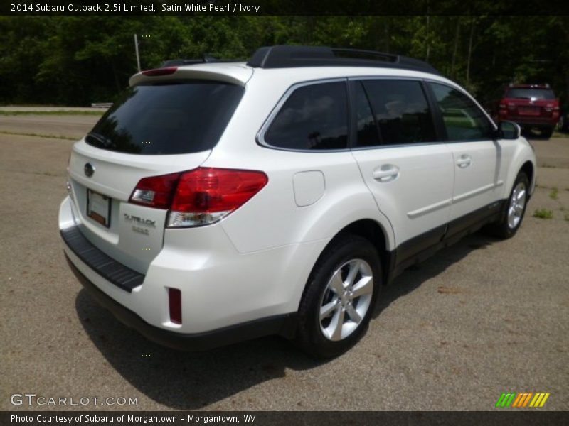 Satin White Pearl / Ivory 2014 Subaru Outback 2.5i Limited