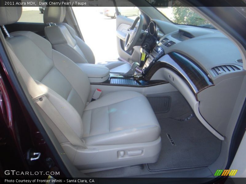 Dark Cherry Pearl / Taupe 2011 Acura MDX