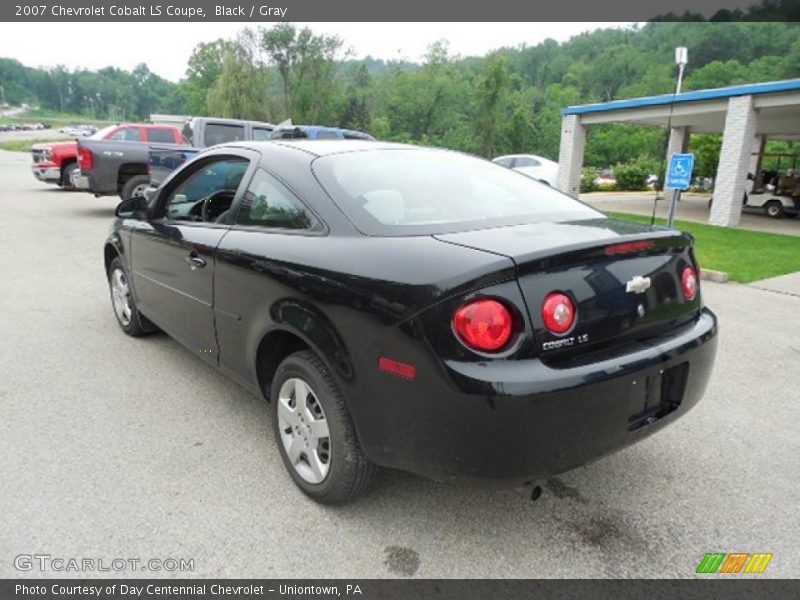 Black / Gray 2007 Chevrolet Cobalt LS Coupe