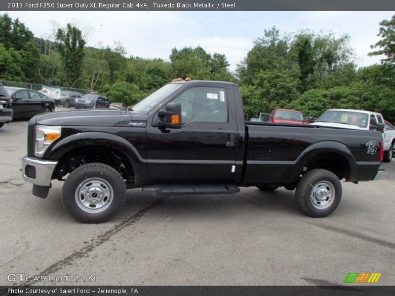 Tuxedo Black Metallic / Steel 2013 Ford F350 Super Duty XL Regular Cab 4x4