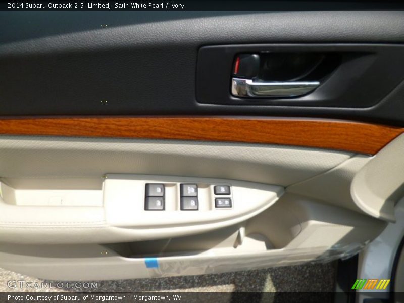 Satin White Pearl / Ivory 2014 Subaru Outback 2.5i Limited