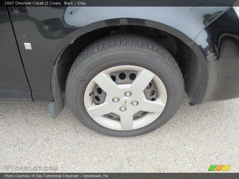 Black / Gray 2007 Chevrolet Cobalt LS Coupe