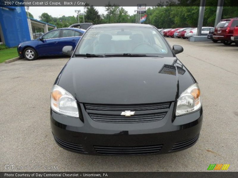 Black / Gray 2007 Chevrolet Cobalt LS Coupe