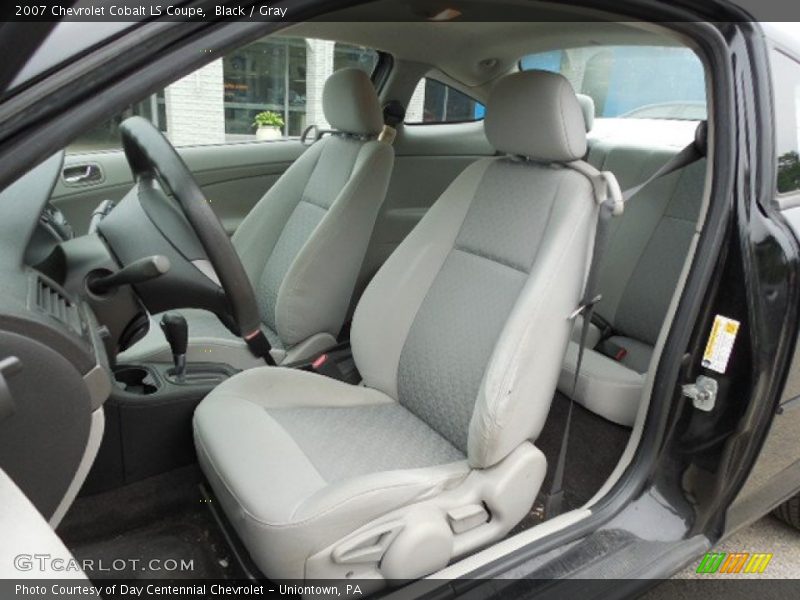 Black / Gray 2007 Chevrolet Cobalt LS Coupe