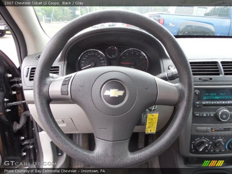 Black / Gray 2007 Chevrolet Cobalt LS Coupe