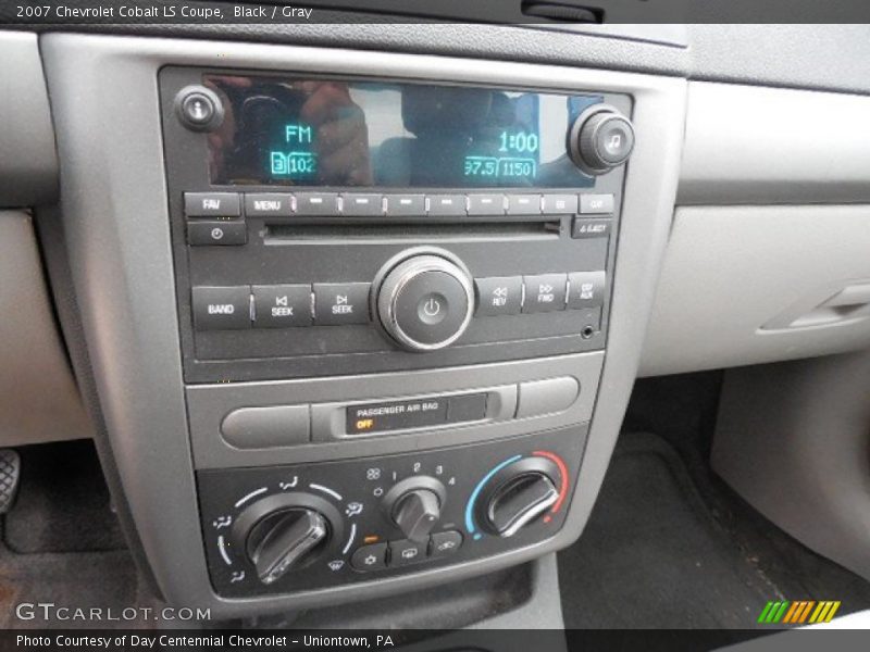 Black / Gray 2007 Chevrolet Cobalt LS Coupe